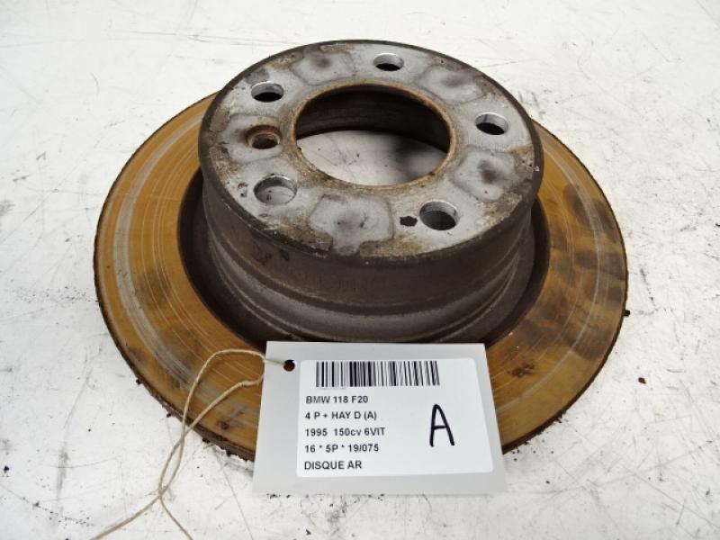 DISQUE ARRIERE Bmw 1 F20/F21 3/15 - 19