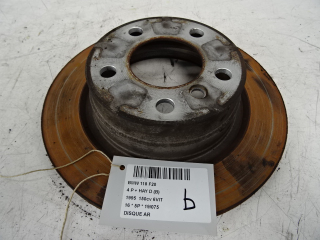 REMSCHIJF ACHTER Bmw 1 F20/F21 3/15 - 19