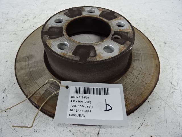 REMSCHIJF VOOR Bmw 1 F20/F21 3/15 - 19