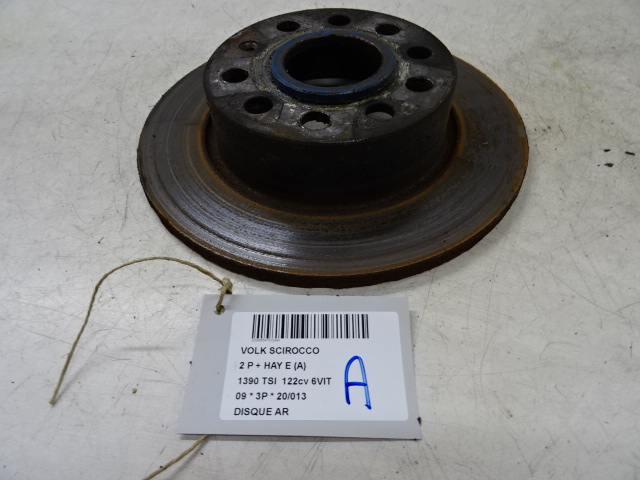DISQUE ARRIERE Vw SCIROCCO 08 - 14
