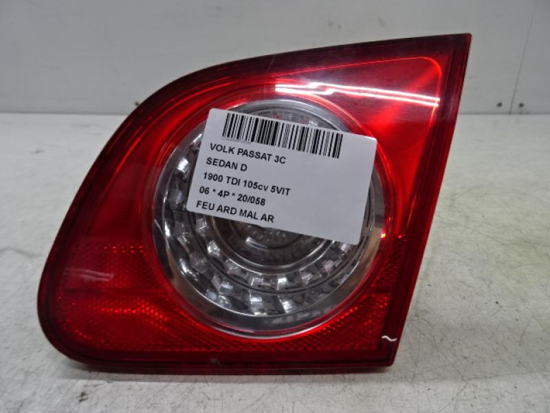 FEU ARRIERE DROIT DE MALLE ARRIERE Vw PASSAT 02/05 - 11/10