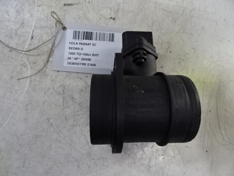 AIRFLOW METER Vw PASSAT 02/05 - 11/10