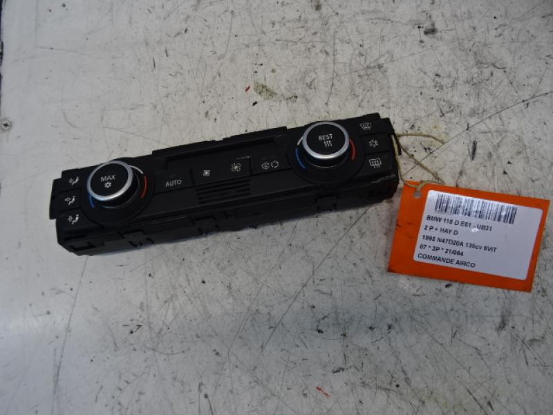 COMMANDE D'AIRCO Bmw 1 E81/87 4/07 - 12