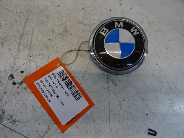 POIGNEE DE HAYON ARRIERE Bmw 1 E81/87 4/07 - 12
