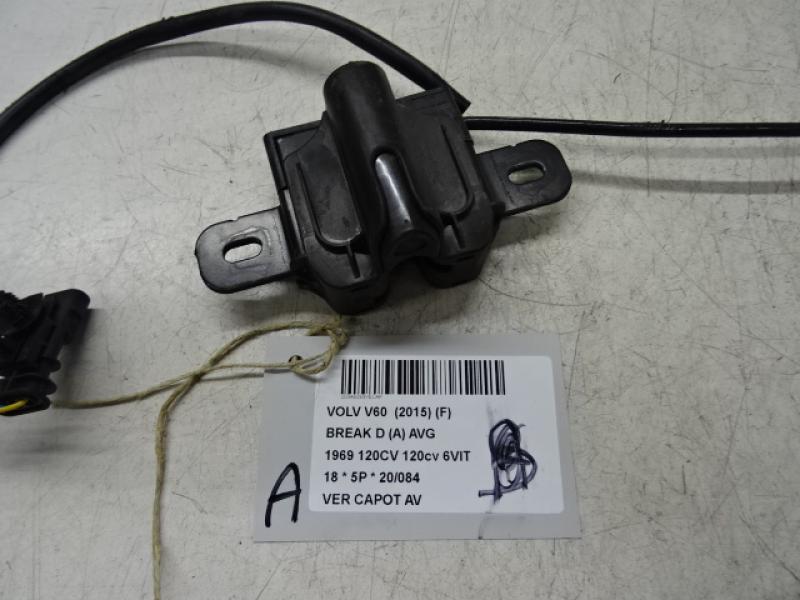 VERGRENDELING MOTORKAP Volvo V60 10/10-08/18