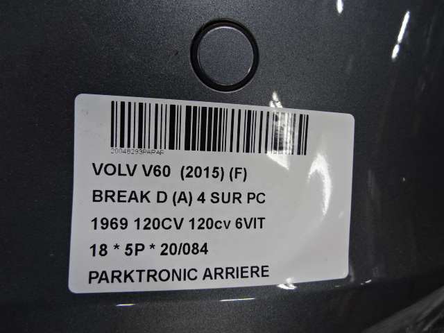 PARKEERSENSOREN ACHTER Volvo V60 10/10-08/18