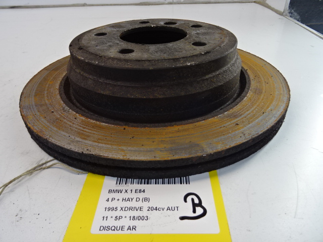 REMSCHIJF ACHTER Bmw X1 E84 10/09 - 12