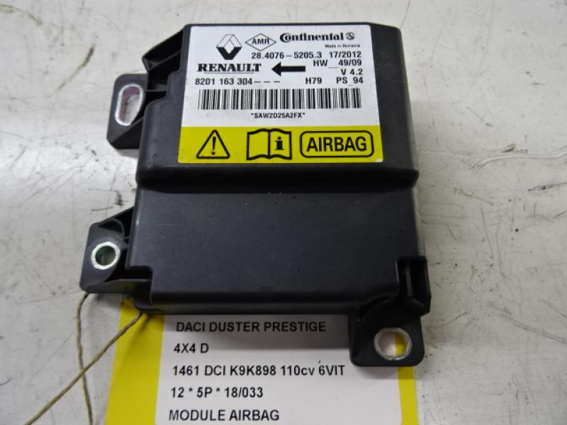 AIRBAG MODUL Dacia DUSTER 4/10 - 18