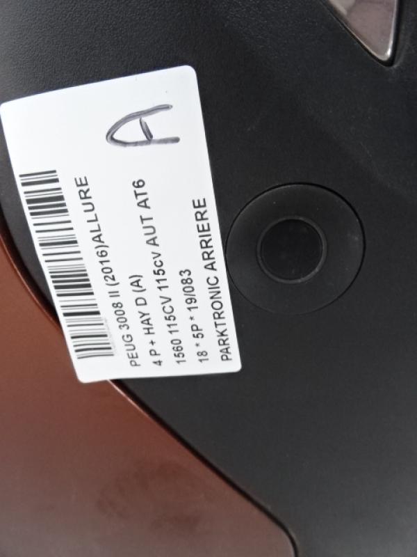 PARKEERSENSOREN ACHTER Peugeot 3008 (2) 10/16 - 10/20