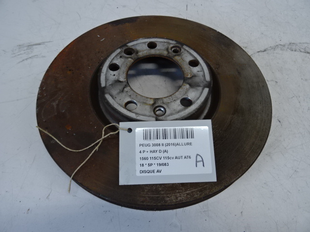 REMSCHIJF VOOR Peugeot 3008 (2) 10/16 - 10/20