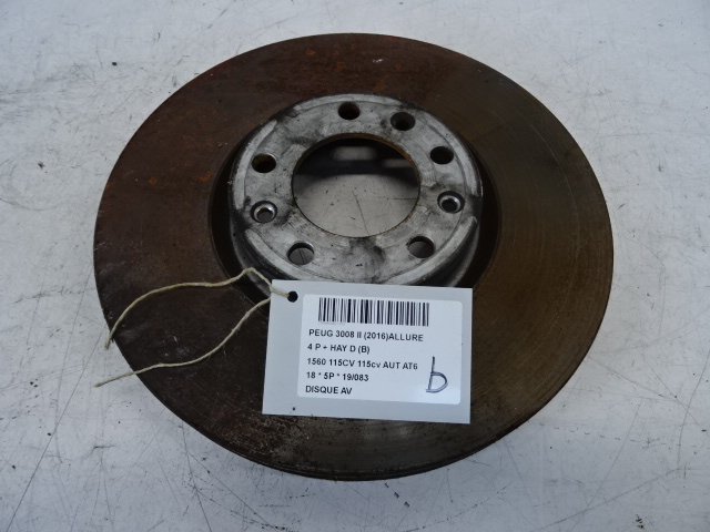 REMSCHIJF VOOR Peugeot 3008 (2) 10/16 - 10/20