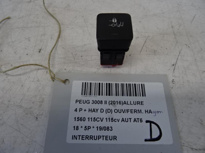 SCHAKELAAR Peugeot 3008 (2) 10/16 - 10/20