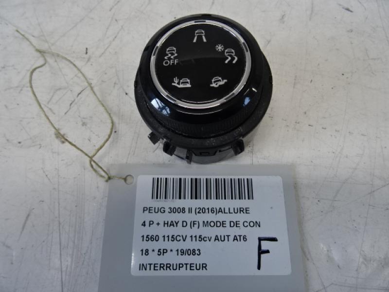 SCHAKELAAR Peugeot 3008 (2) 10/16 - 10/20