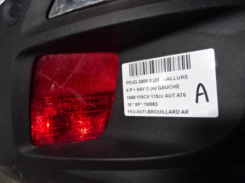 NEBELSCHLUSSLEUCHTE Peugeot 3008 (2) 10/16 - 10/20