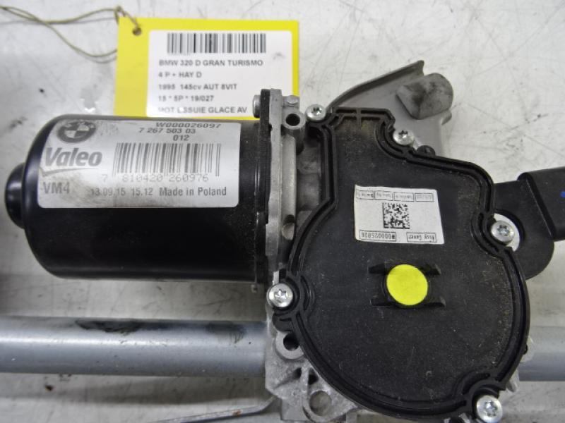 SCHEIBENWISCHERMOTOR VORNE Bmw 3 GT F34 05/13 - 19