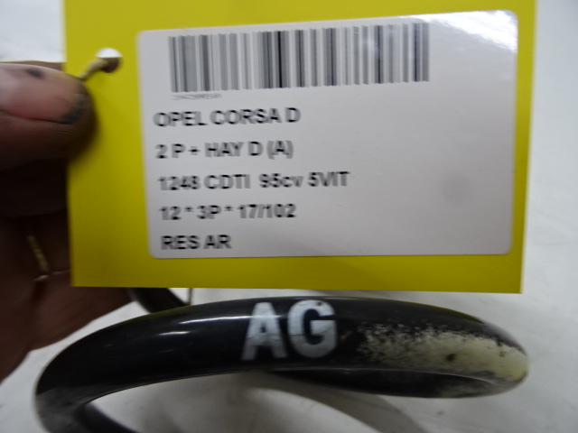 ACHTERVEER Opel CORSA D 01/11 - 15