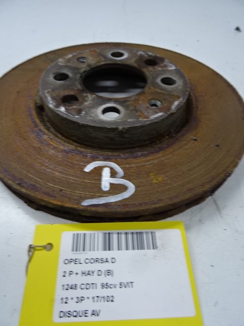 DISQUE AVANT Opel CORSA D 01/11 - 15