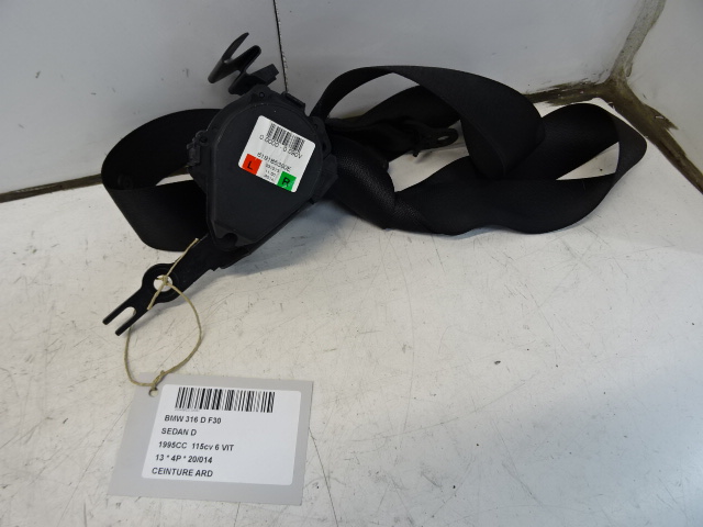 VEILIGHEIDSGORDEL ACHTER RECHTS Bmw 3 F30 BERLINE 12 - 19