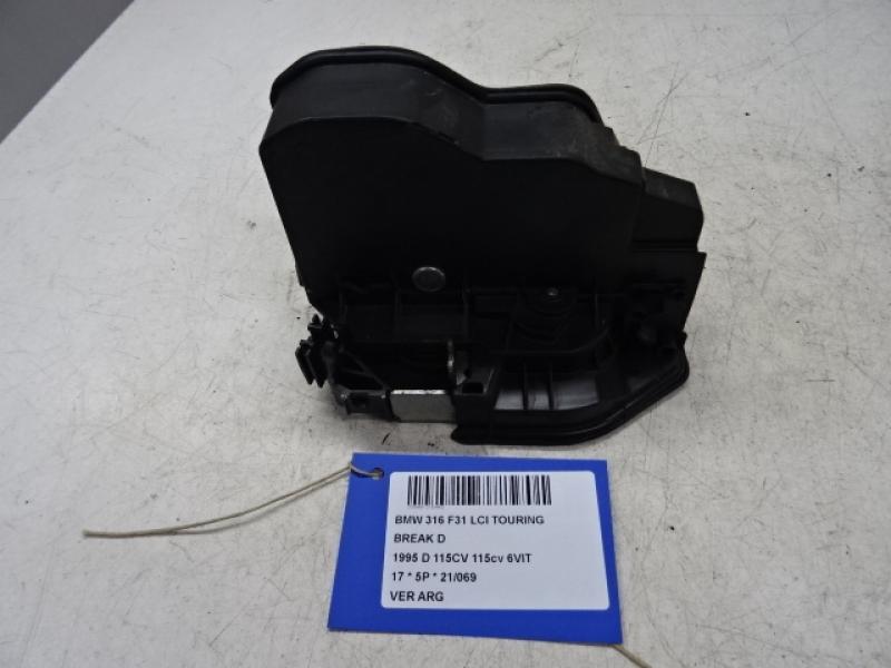VERROUILLAGE DE PORTE ARRIERE GAUCHE Bmw 3 F31 TOURING 12 - 19