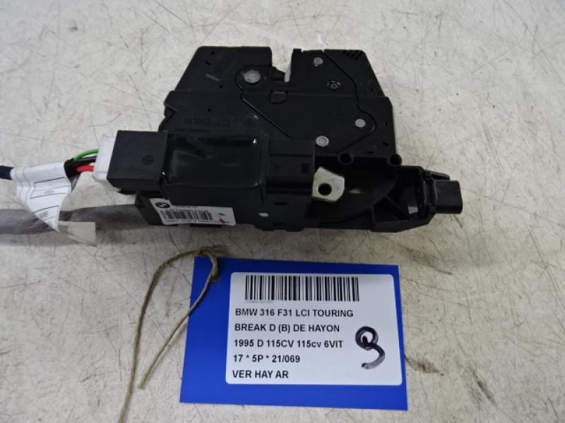 VERROUILLAGE DE HAYON ARRIERE Bmw 3 F31 TOURING 12 - 19