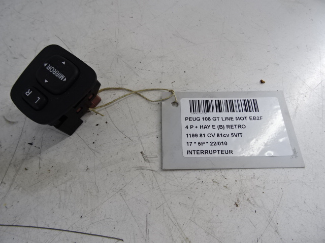SCHAKELAAR Peugeot 108 5/14+