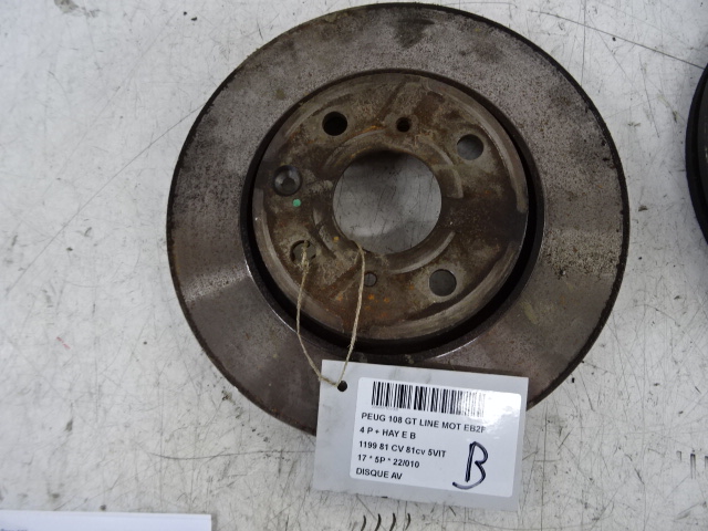 REMSCHIJF VOOR Peugeot 108 5/14+