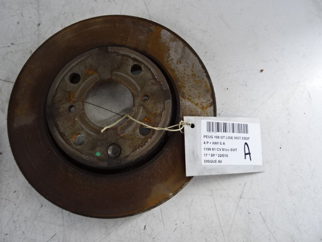 REMSCHIJF VOOR Peugeot 108 5/14+
