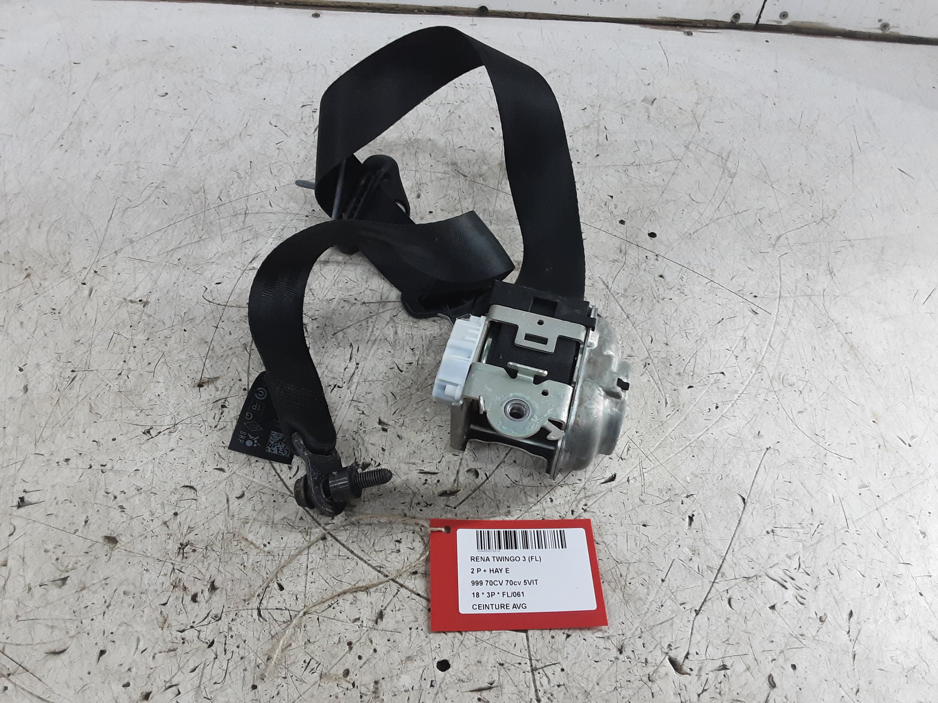 VEILIGHEIDSGORDEL VOOR LINKS Renault TWINGO (4) 09/14 - 5/19
