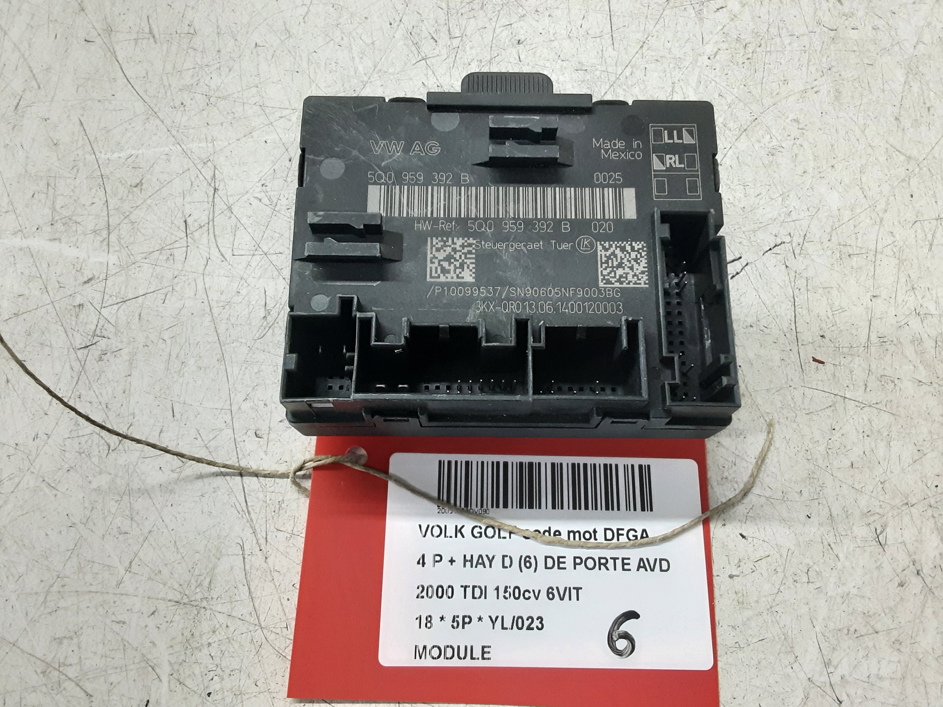 MODULE Vw GOLF VII 1/17 - 2/20 FaceLift