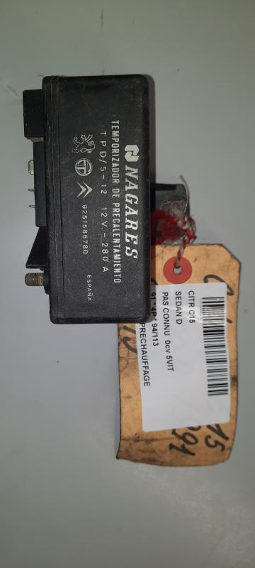 VORGLÜHRELAIS Citroen C15