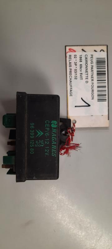 VORGLÜHRELAIS Peugeot PARTNER - 09