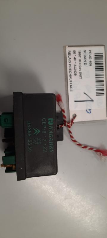 RELAIS DE PRECHAUFFAGE Peugeot 406 APRES 5/99