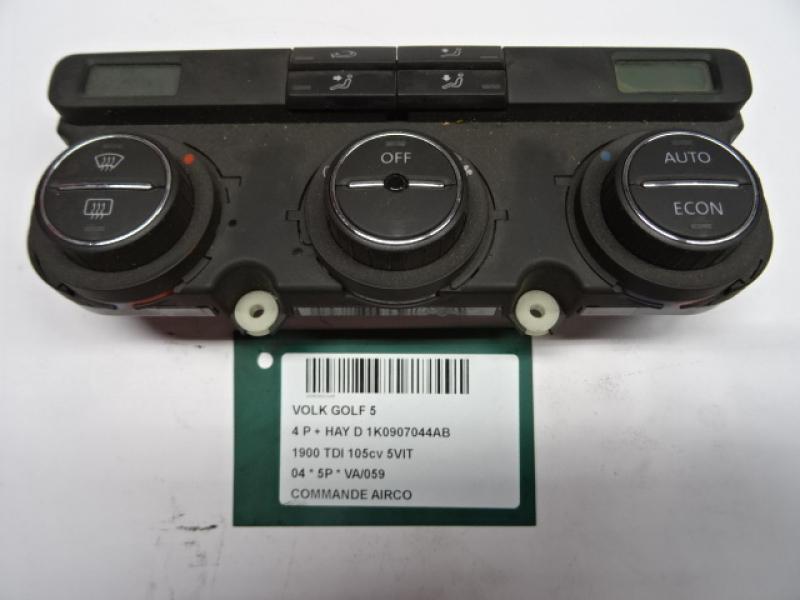 KLIMA SCHALTER Vw GOLF V 11/03 - 08