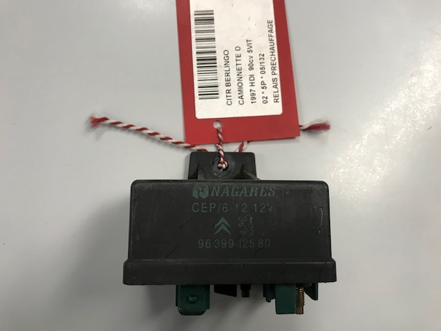 GLOEIRELAIS Citroen BERLINGO 96 - 09