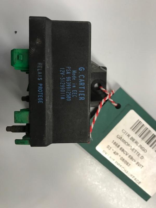 RELAIS DE PRECHAUFFAGE Citroen BERLINGO 96 - 09