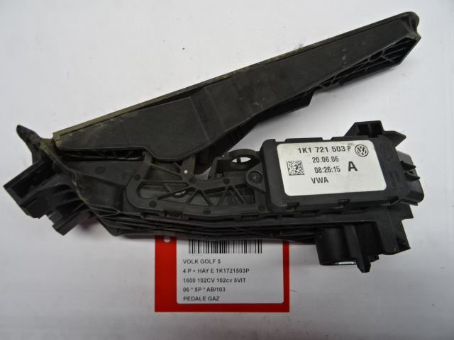 GASPEDAAL Vw GOLF V 11/03 - 08