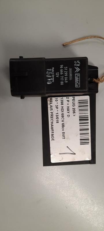 RELAIS DE PRECHAUFFAGE Peugeot 206+ 09+