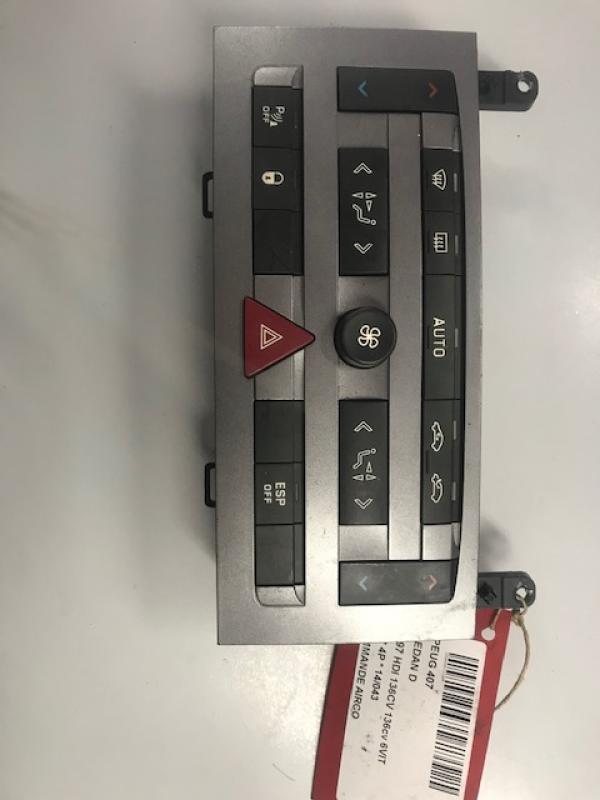 AIRCO SWITCH Peugeot 407 5/2004+