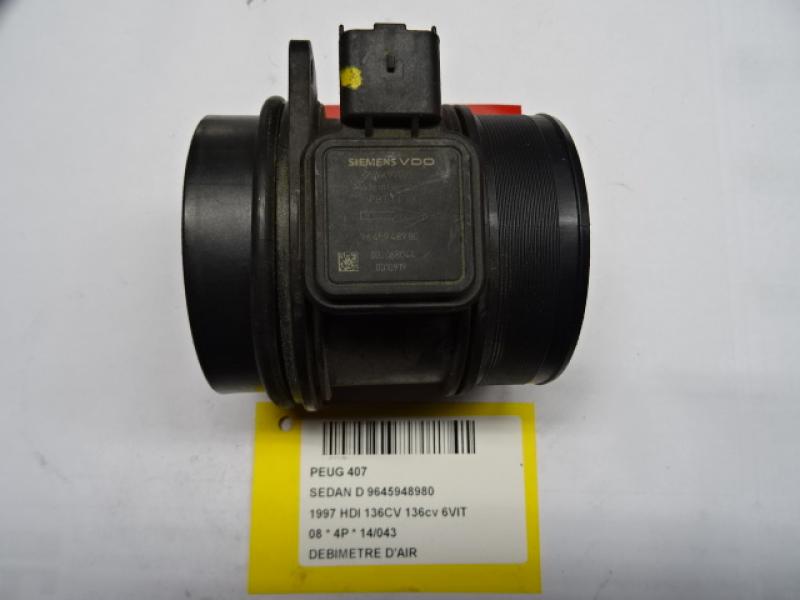 AIRFLOW METER Peugeot 407 5/2004+