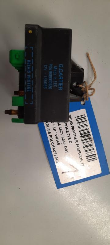 GLOW PLUG RELAY Peugeot PARTNER - 09