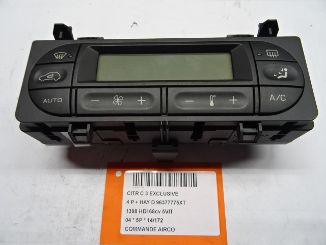 BEDIENINGSPANEEL AIRCO Citroen C3 (I) -05