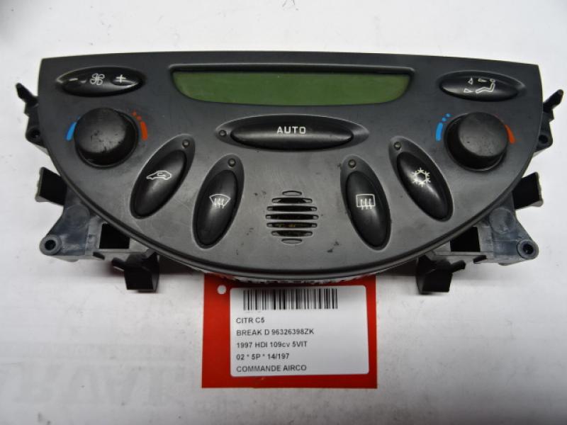 BEDIENINGSPANEEL AIRCO Citroen C5 - 10/04