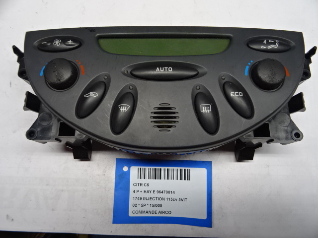 BEDIENINGSPANEEL AIRCO Citroen C5 - 10/04