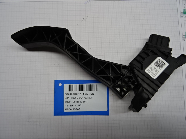 GASPEDAAL Vw GOLF VII 11/12 - 17