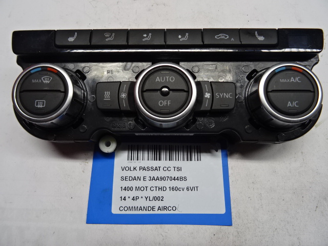 BEDIENINGSPANEEL AIRCO Vw PASSAT 11/10 - 14