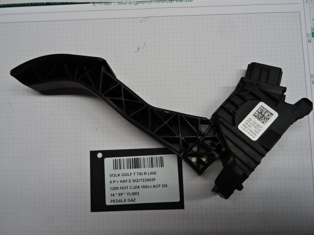 GASPEDAAL Vw GOLF VII 11/12 - 17