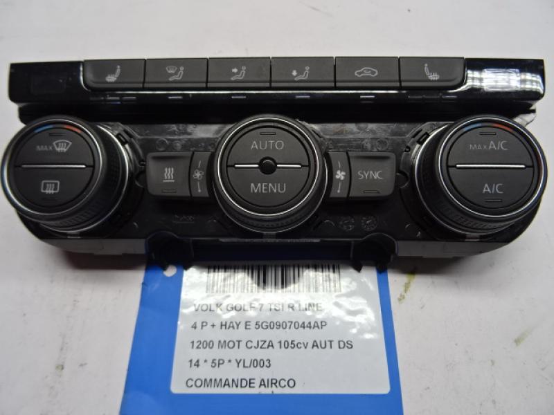 BEDIENINGSPANEEL AIRCO Vw GOLF VII 11/12 - 17