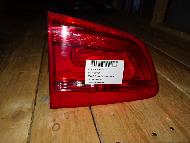 LICHT ACHTERKLEP LINKS Vw TOURAN 08/10 - 15