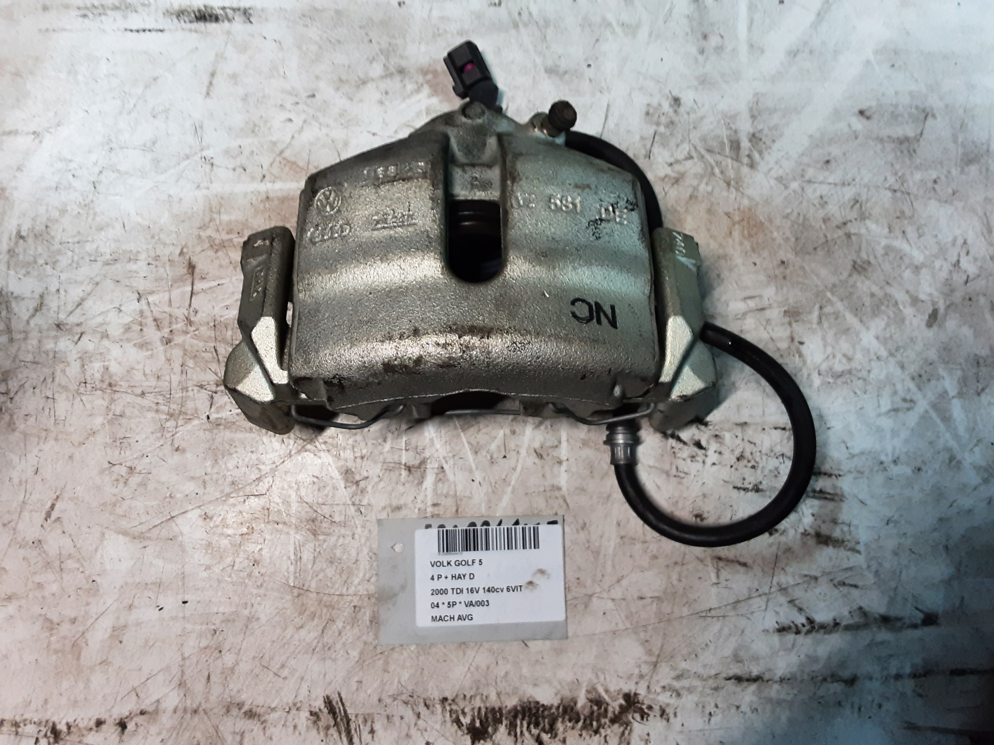 REMKLAUW VOOR LINKS Vw GOLF V 11/03 - 08