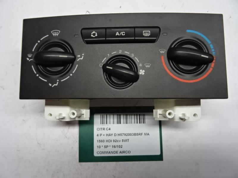 AIRCO SWITCH Citroen C4 11/04-10/10
